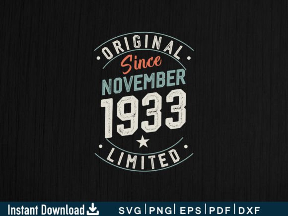 Download November 1933 Gifts 91st Birthday Shirt - 1933 Collection