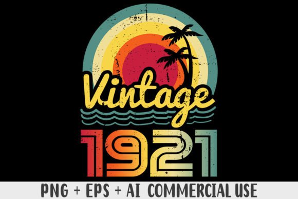 Download Vintage 1921 PNG Sublimation Design - Premium Resources