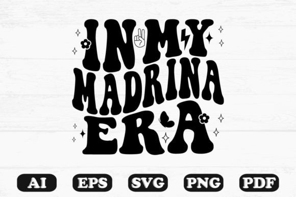 Download In My Madrina Era Retro Wavy Svg - Era Collection