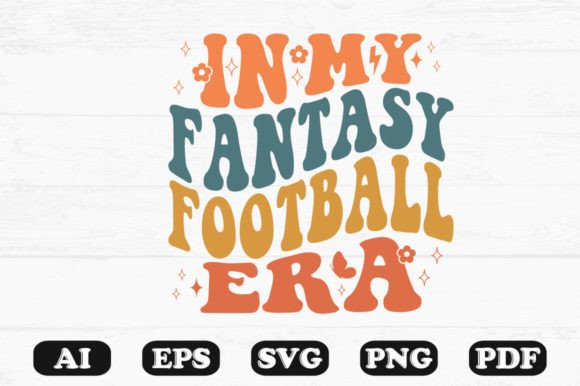 Download In My Fantasy Football Era Retro Wavy Sv - Era Collection