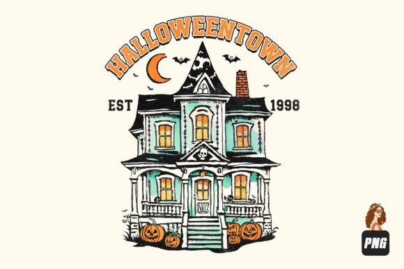 Download Halloweentown Est 1998 Sublimation PNG - 1998 Collection