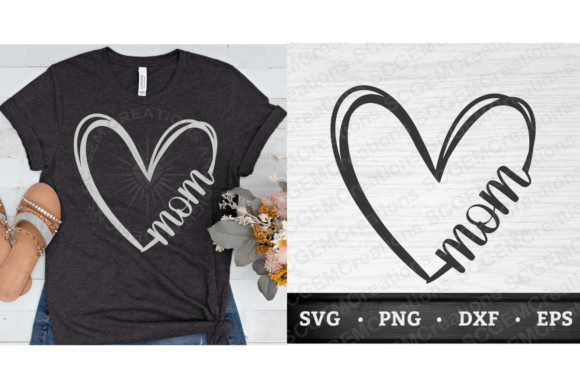 Download Mom Heart SVG - Mom heart svg Collection