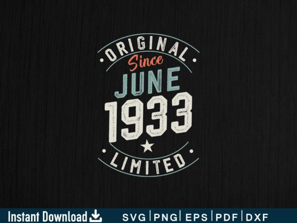 Download June 1933 Gifts 91st Birthday Shirt - 1933 Collection